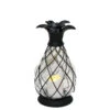 Metal And Glass Pineapple Candle Lantern 10 Inch - Timer -Solar Christmas Holiday Shop 10 inch pineapple main