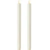 Remote Control 12 Inch Ivory Moving Flame Taper Candle Set - 2 -Solar Christmas Holiday Shop 12 inch ivory taper candle set 2