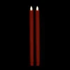 Remote Control Liown 12 Inch Red Moving Flame Taper Candle Set - 2 -Solar Christmas Holiday Shop 12 inch red remote taper ca