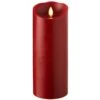 Moving Flame Red Candle Battery Operated 3.5 X 9 Timer - Remote Ready 2 Moving Flame Red Candle Battery Operated 3.5 X 9 Timer - Remote Ready -Solar Christmas Holiday Shop 17811