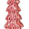 Lighted Peppermint Candy Ribbon Tree - Battery Operated 18 Inch -Solar Christmas Holiday Shop 18 inch ribbon tree