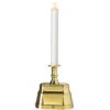 Moving Flame Brass Window Candle Battery Operated OR Plug In (AC Adapter Included) -Solar Christmas Holiday Shop 19965