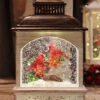 8.25 Inch Lighted Cardinal Water Lantern In Swirling Glitter -Solar Christmas Holiday Shop 2497500 cardinal main image