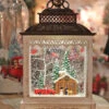 11 Inch Cabin In The Woods Lighted Water Lantern - Optional Music Setting 2 11 Inch Cabin In The Woods Lighted Water Lantern - Optional Music Setting -Solar Christmas Holiday Shop 2497520 cabin