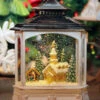 Lighted Water Lantern Nativity Scene With Optional Music Setting In Swirling Glitter -Solar Christmas Holiday Shop 2535440 church