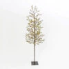 6.9 Foot Electric Icy Pine Tree 140 Warm White LED - Indoor Outdoor 2 6.9 Foot Electric Icy Pine Tree 140 Warm White LED - Indoor Outdoor -Solar Christmas Holiday Shop 2552870 main