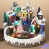 Battery Operated Lighted Musical Village With Moving Train