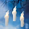 Lighted Hanging Ghost Candles Set Of 3 With Remote Control Indoor-Outdoor -Solar Christmas Holiday Shop 2660800 ghost candles