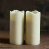 3 Inch Battery Operated Ivory Wax Votives Set Of 2 - Timer 1 3 Inch Battery Operated Ivory Wax Votives Set Of 2 - Timer -Solar Christmas Holiday Shop 3 inch timer wax votive mai