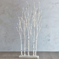 RAZ Lighted Birch Tree Forest 48 Inch - 104 Warm White LED'S