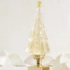 Gold Lighted Tree Water Lantern Acrylic Snow Globe With Gold Base - Timer -Solar Christmas Holiday Shop 3919214 1