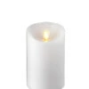 3 Inch Diameter White Moving Flame 4 Inch Candle - Remote Ready 1 3 Inch Diameter White Moving Flame 4 Inch Candle - Remote Ready -Solar Christmas Holiday Shop 3x4 white moving flame