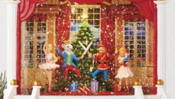 Nutcracker Ballet Musical Lighted Theatre Water Lantern -Solar Christmas Holiday Shop 4000773 inside new