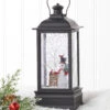 8.75 Inch Frosty's Tree Farm Musical Lighted Water Lantern - New 2020