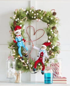 Healthcare Worker Posable Elf In Blue Scrubs 16 Inch -Solar Christmas Holiday Shop 4015560 healthcare heroes e 1