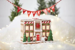 Lighted Gingerbread Hospital - 10 Inch - Healthcare Heroes Collection -Solar Christmas Holiday Shop 4016326 healthcare hero hos