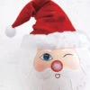 Santa Ornament - 12 Inch Round Ornament New For 2020 -Solar Christmas Holiday Shop 4032724 1