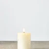 Uyuni 3 Inch X 5 Inch Ivory Pillar Candle - Remote Ready -Solar Christmas Holiday Shop 4034501 uyuni candle