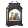 Town Scene Musical Lighted Water Lantern With Swirling Glitter - USB Cord Included -Solar Christmas Holiday Shop 4116306 main