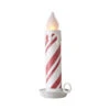 22.5 Inch Large Flickering Flame Peppermint Stripe Christmas Candle -Solar Christmas Holiday Shop 4116358 main