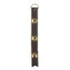 Sleigh Bell Door Hanger 23.5 Inch Leather From RAZ -Solar Christmas Holiday Shop 4127300 1