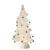 12 Inch Acrylic Lighted Ornament Tree With Swirling Glitter -Solar Christmas Holiday Shop 4216190