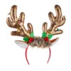 Reindeer Antler Headband - 15 Inch 1 Reindeer Antler Headband - 15 Inch -Solar Christmas Holiday Shop 4220138 antlers