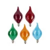 Shiny Multi Color Box Of 5 Kismet String Light Replacement Bulbs -Solar Christmas Holiday Shop 4237035