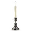 Remote Control 13.75 Inch Silver Candlestick With Battery Operated Candle - Remote Included -Solar Christmas Holiday Shop 4316281