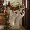 Gold Scrollwork Stocking Holder Stand - 42.5 Inch - NEW From RAZ 2023 -Solar Christmas Holiday Shop 4317036 stocking holder