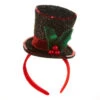 Snowman Top Hat Headband - 9.25 Inch NEW 2023 -Solar Christmas Holiday Shop 4320060