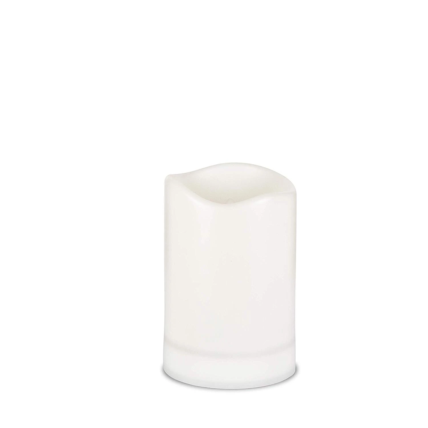 Solar Outdoor White Resin Candle 4 X 6 Inch - Heavy Weighted Base 4 Solar Outdoor White Resin Candle 4 X 6 Inch - Heavy Weighted Base - Image 2