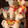 Plush Llama - Set Of 3 Assorted -Solar Christmas Holiday Shop 7 inch llama set