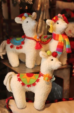 Plush Llama - Set Of 3 Assorted