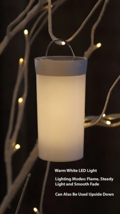 Warm White Fire Glow Module - 90 LEDS Rechargeable Fire Like Flame - Steady Light - Smooth Fade -Solar Christmas Holiday Shop 82853 new dark