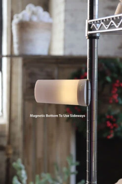 Warm White Fire Glow Module - 90 LEDS Rechargeable Fire Like Flame - Steady Light - Smooth Fade -Solar Christmas Holiday Shop 82853 side