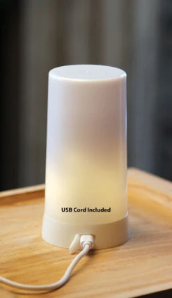 Warm White Fire Glow Module - 90 LEDS Rechargeable Fire Like Flame - Steady Light - Smooth Fade -Solar Christmas Holiday Shop 82853 usb