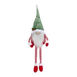 Christmas Gnomes 18 Inch Set Of 2 Assorted Shelf Sitters -Solar Christmas Holiday Shop 83961 2