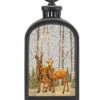 Deer Family In The Forest Lighted Water Globe - NEW 2023 - USB Included 1 Deer Family In The Forest Lighted Water Globe - NEW 2023 - USB Included -Solar Christmas Holiday Shop 90440 deer water lantern