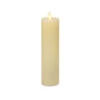 Luminara Slim Ivory Wax Moving Flame Pillar - 8 Inch Remote Ready -Solar Christmas Holiday Shop 991997