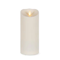 Outdoor Luminara 9 Inch Pillar Candle Battery Operated - Timer - Remote Ready