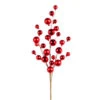 31 Inch Red Ball Ornament Spray - NEW 2023 -Solar Christmas Holiday Shop F4202324