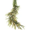 8 Foot Pre Lit Cedar Garland With 200 Warm White Lights - 8 Function Remote Included -Solar Christmas Holiday Shop G3952038
