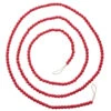 9 Foot Red Wood Beaded Garland - New From RAZ -Solar Christmas Holiday Shop G4014110
