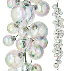 4 Foot Iridescent Ball Garland