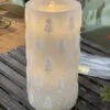 Pine Tree Aquaflame Fountain Candle - Remote Control Included -Solar Christmas Holiday Shop IMG 9531