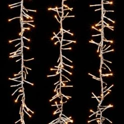 10 Foot Clear Wire FLOWING CLUSTER With 960 Warm White Lights RAZ -Solar Christmas Holiday Shop L4037042
