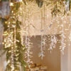 10 Foot Clear Wire FLOWING CLUSTER With 960 Warm White Lights RAZ -Solar Christmas Holiday Shop L4037042 main