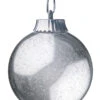 Illuminating Silver Outdoor LED Pulsing 5" Globe - Battery Powered Light Sensor -Solar Christmas Holiday Shop WP540E