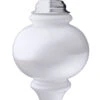 Illuminating White Outdoor LED Pulsing 10" Finial - Battery Powered Light Sensor 1 Illuminating White Outdoor LED Pulsing 10" Finial - Battery Powered Light Sensor -Solar Christmas Holiday Shop WP600